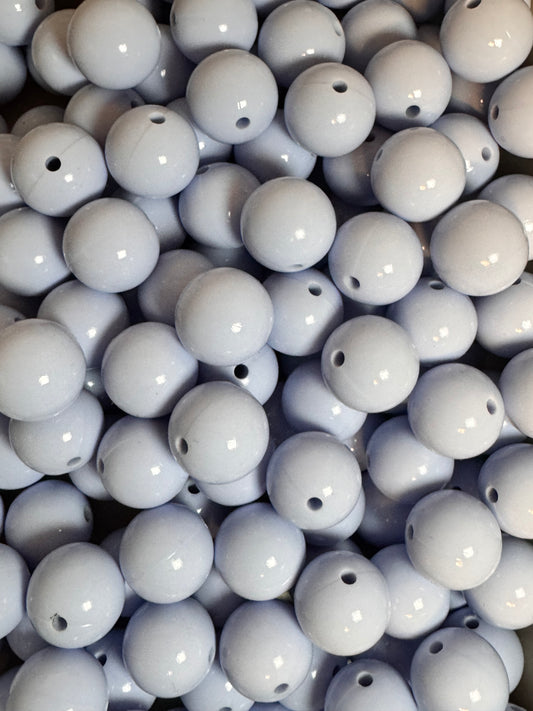 Light Blue 15mm Liquid Bead