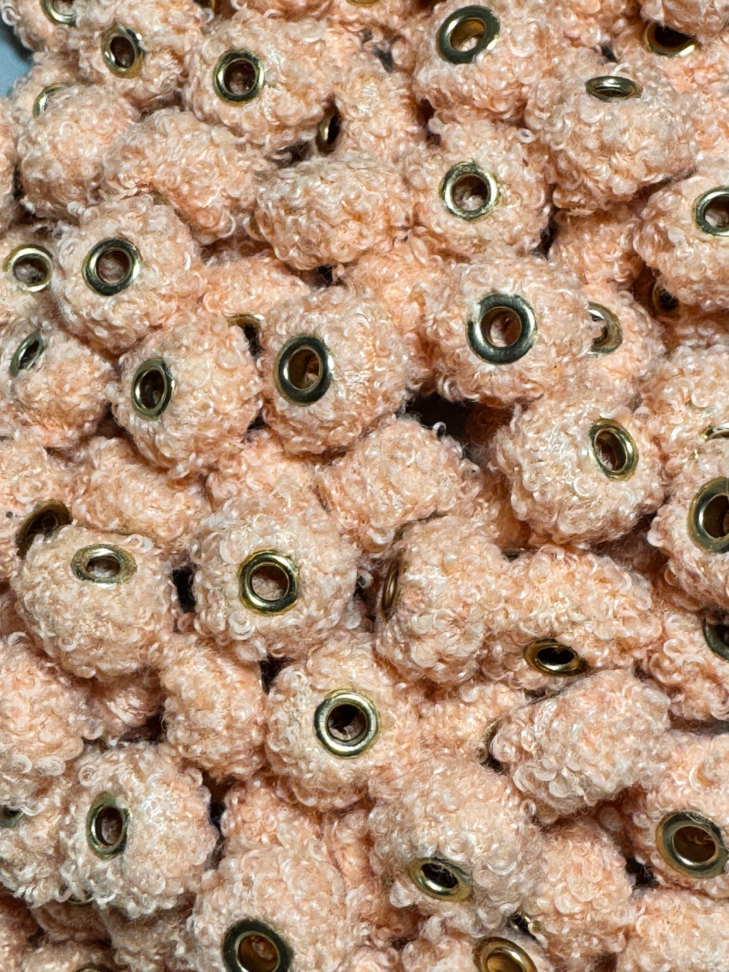 Peach Fluffy 20mm Spacers