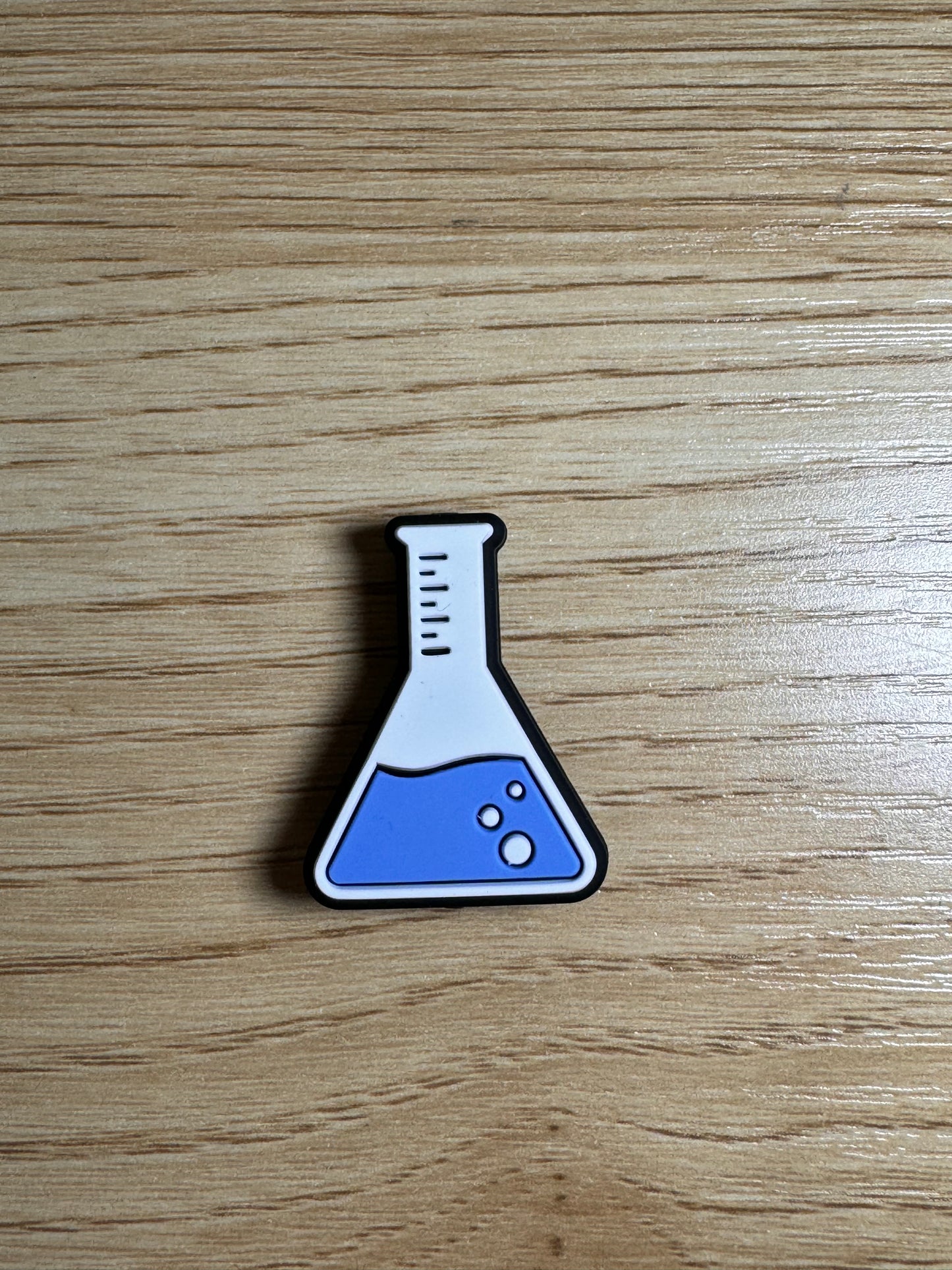 Blue Erlenmeyer Flask Silicone Focal