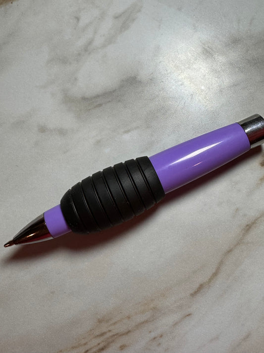 Lilac Plastic Grip Pens