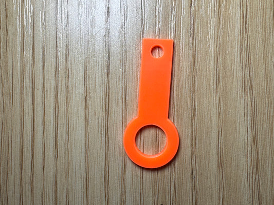 Neon Orange Straw Adapter for Cup