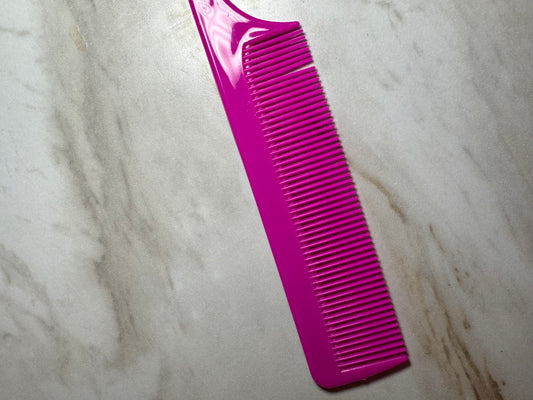 Magenta Beadable Plastic Combs