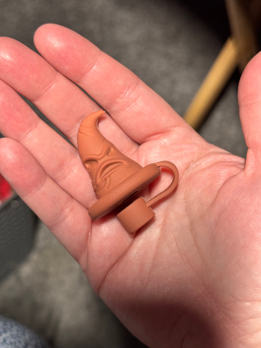 Sorting Hat 3D Straw Topper