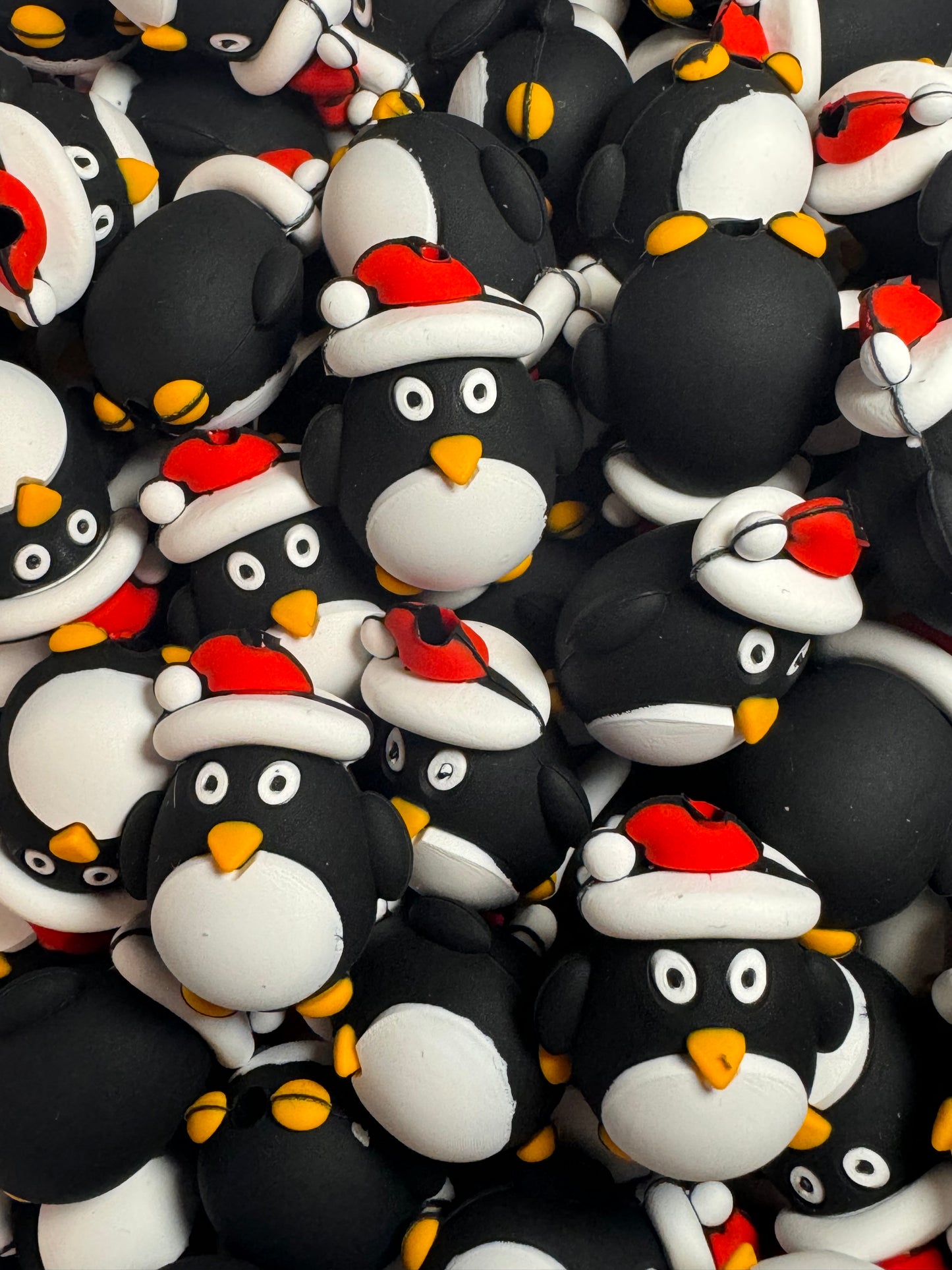 Santa Penguin 3D Silicone Focal