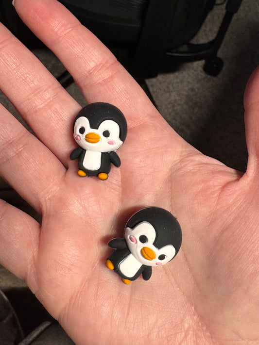 Blushing Penguin 3D Silicone Focal
