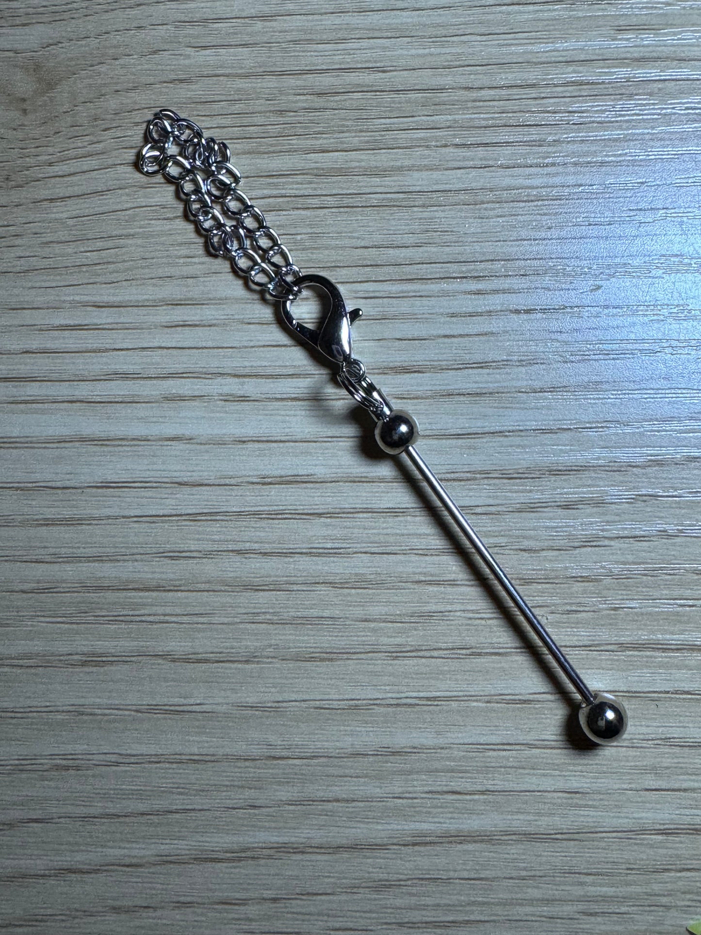 Small Swivel Cup Charm Clasp Beadable Bar