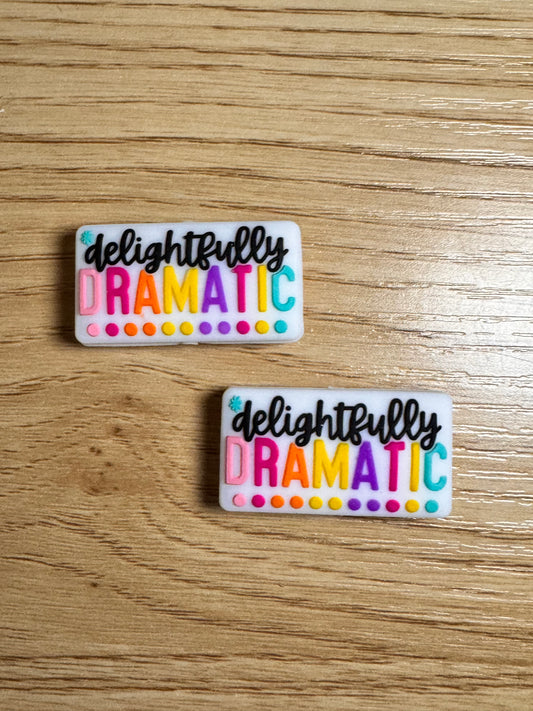 Delightfully Dramatic White Background Silicone Focal