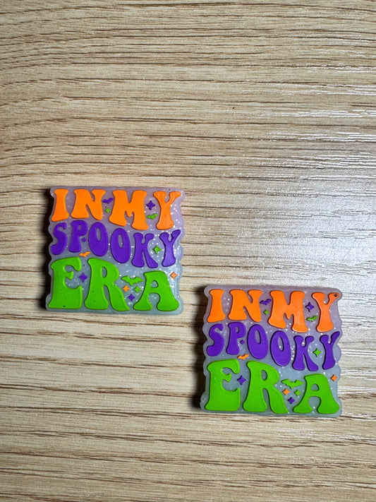 In My Spooky Era Glitter Silicone Focal