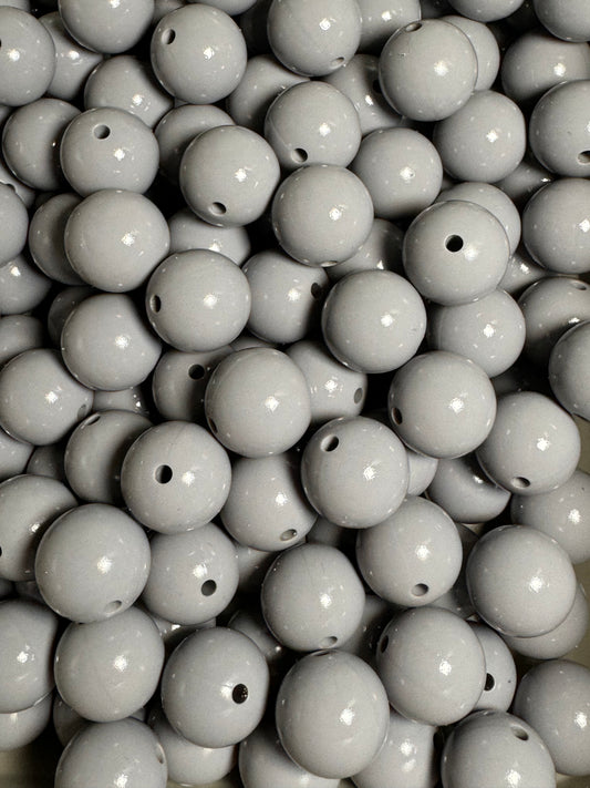 Dark Gray 15mm Liquid Bead