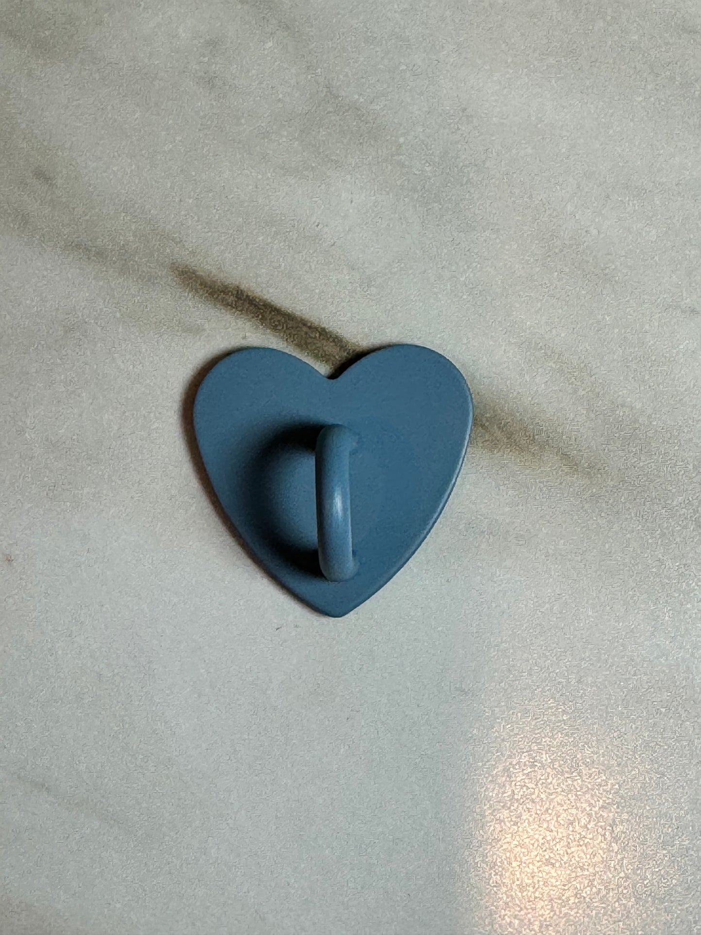 Blue Heart Tumbler Charm Clip Holder