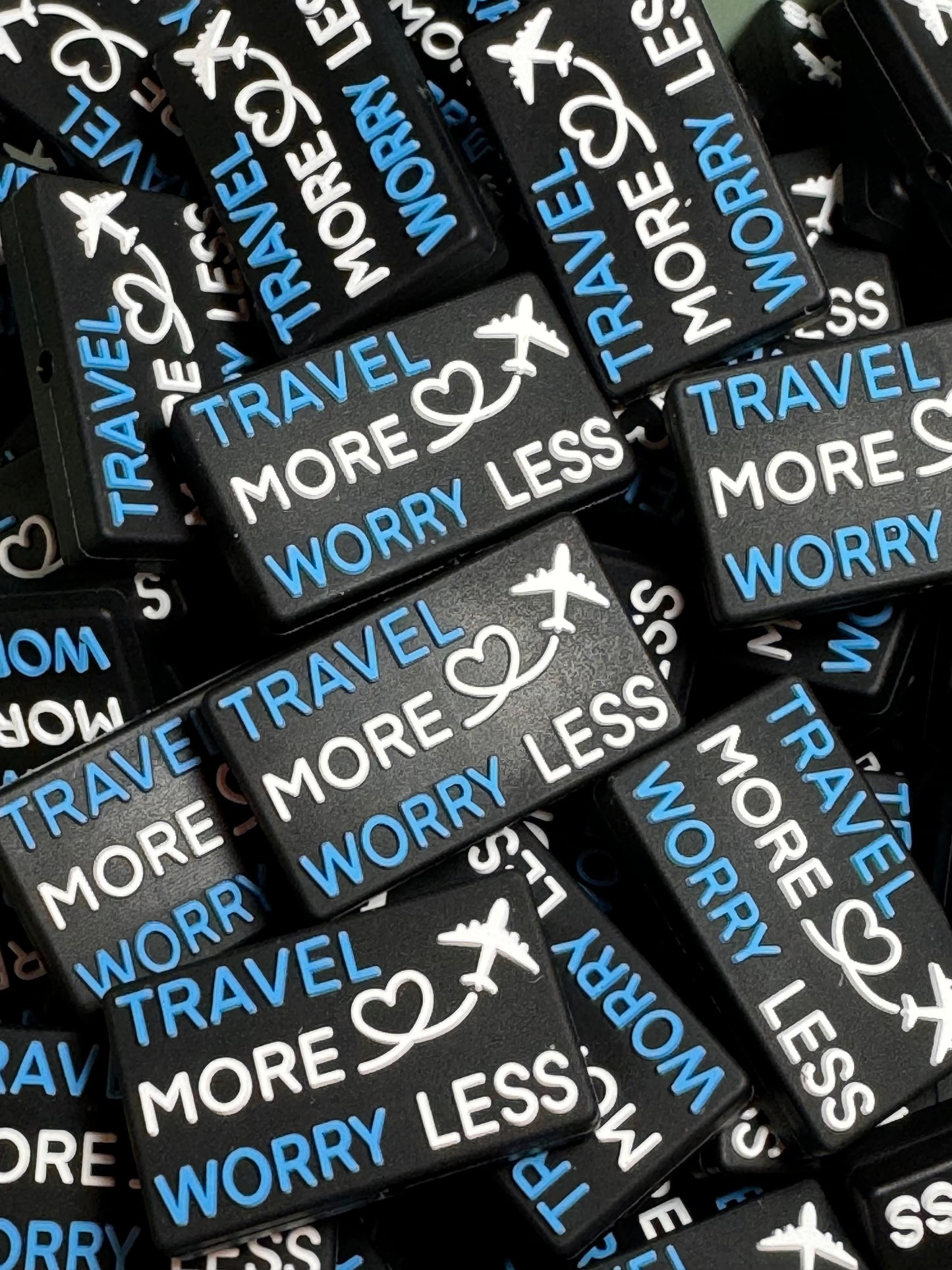 Travel More Worry Less Silicone Focal
