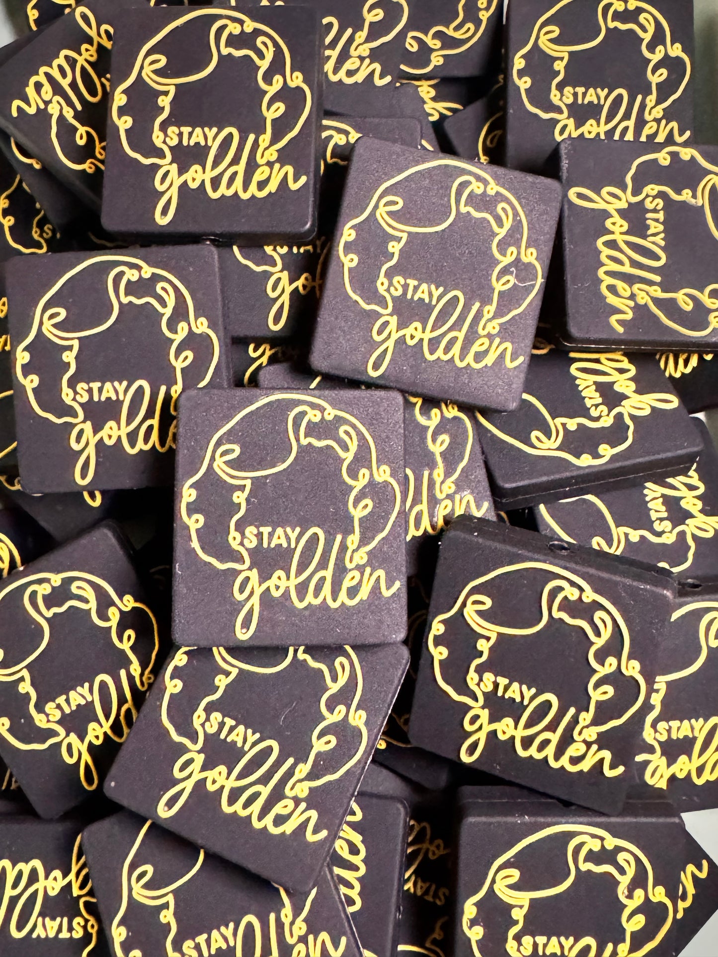 Stay Golden Silicone Focal