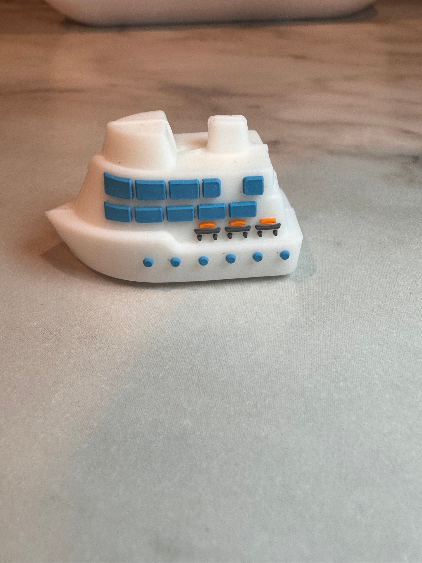 3D Cruise Ship Silicone Focal