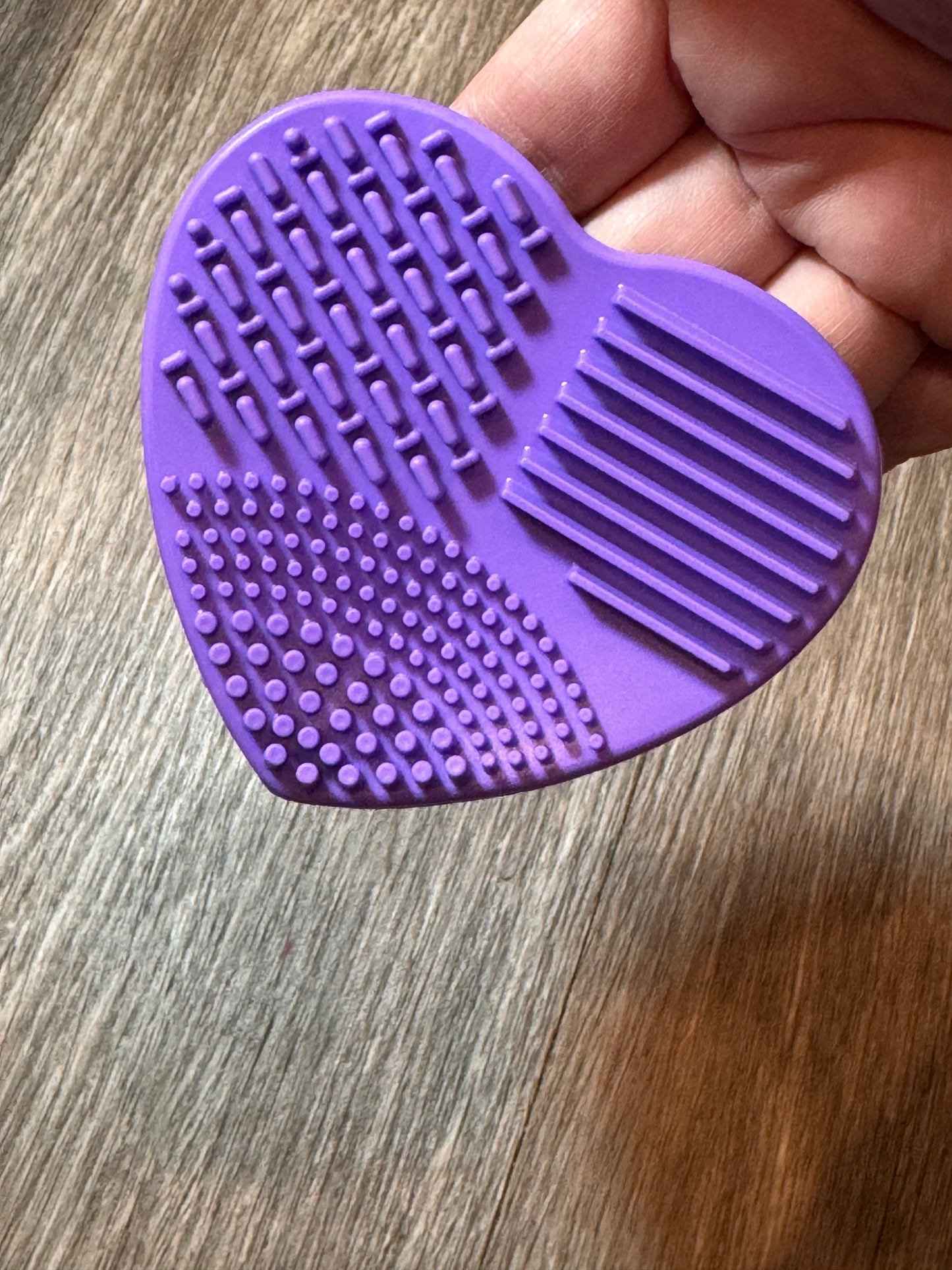 Purple Silicone Brush Cleaner Sponge