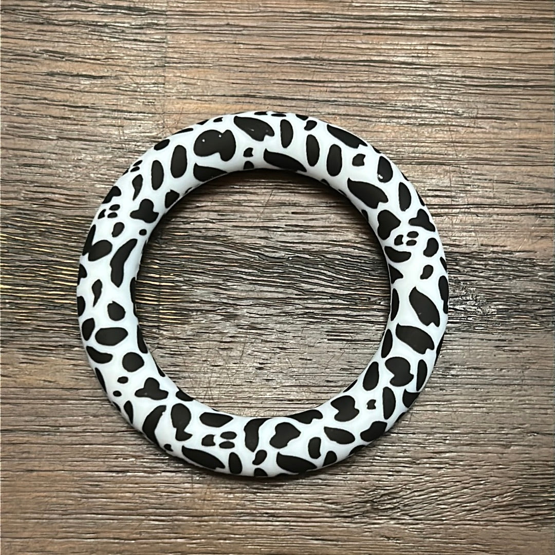 Cow 65mm Printed Silicone Ring