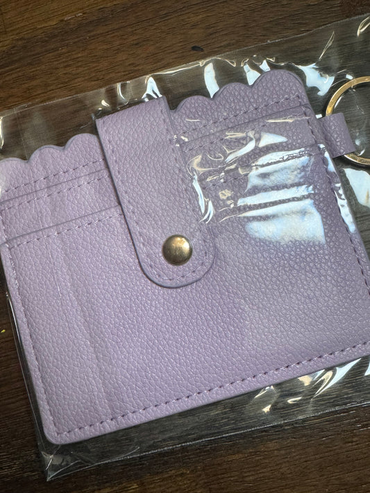 Lilac Keychain Wallet