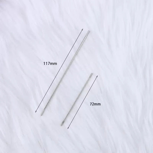 Medium 72mm Plastic Beadable Pen Extender Rods