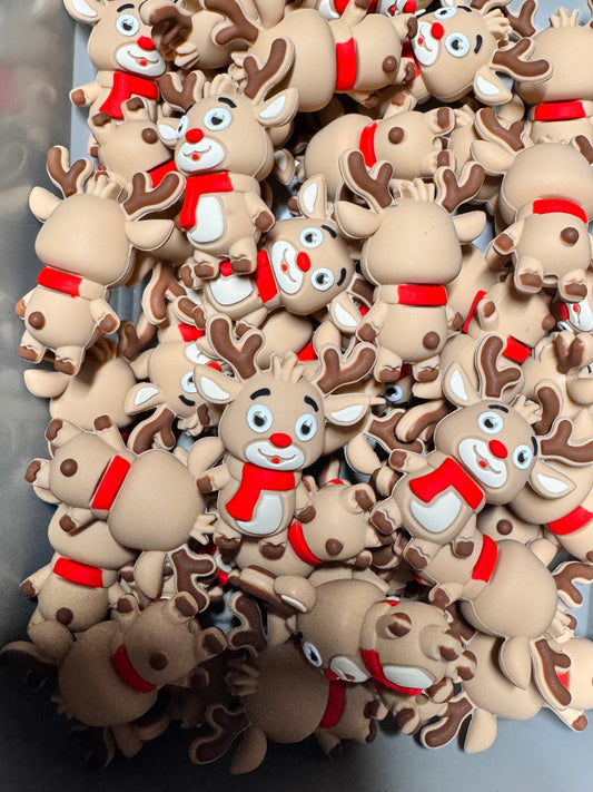 Reindeer 3D Silicone Focal