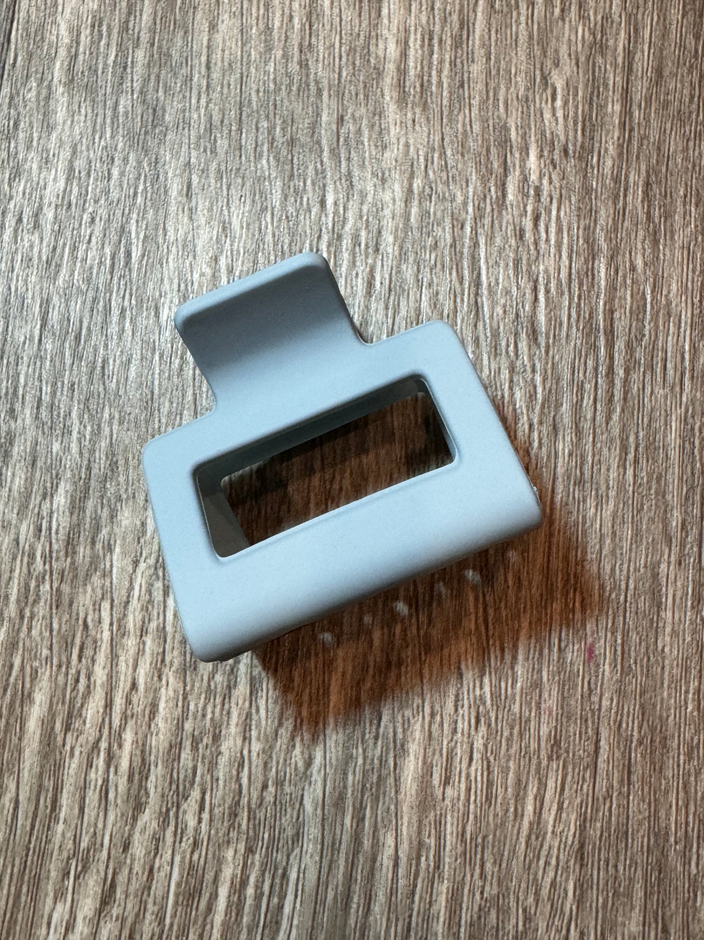 Blue Small Square Hair Clip