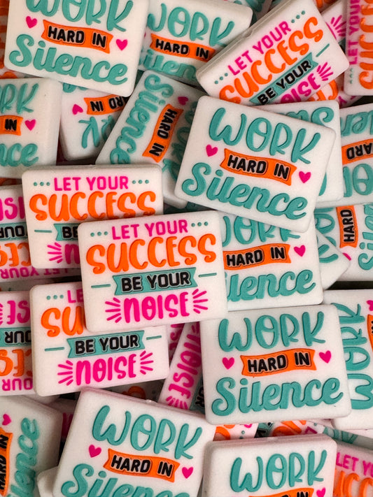 Let Your Success Be the Noise Silicone Focal