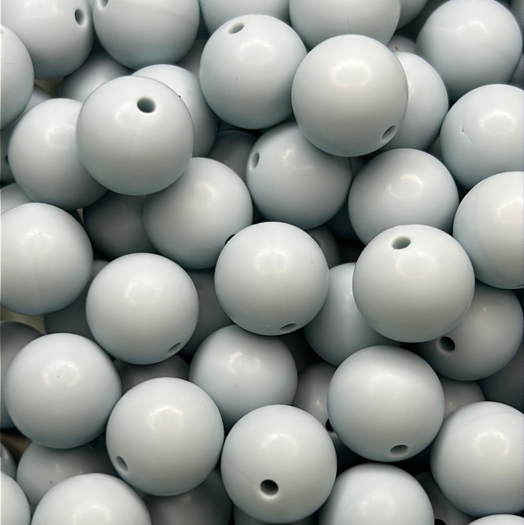 400 Qty 15mm Solid Color Silicone Beads sold