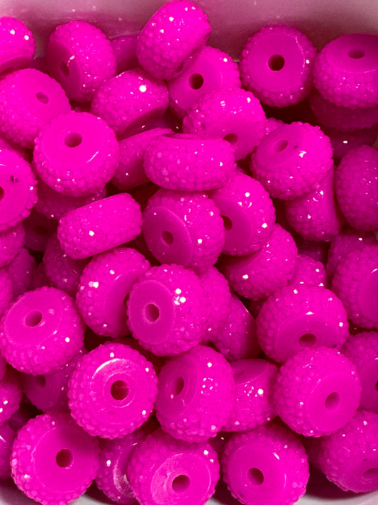 Magenta 12mm Acrylic Abacus Paver Spacers