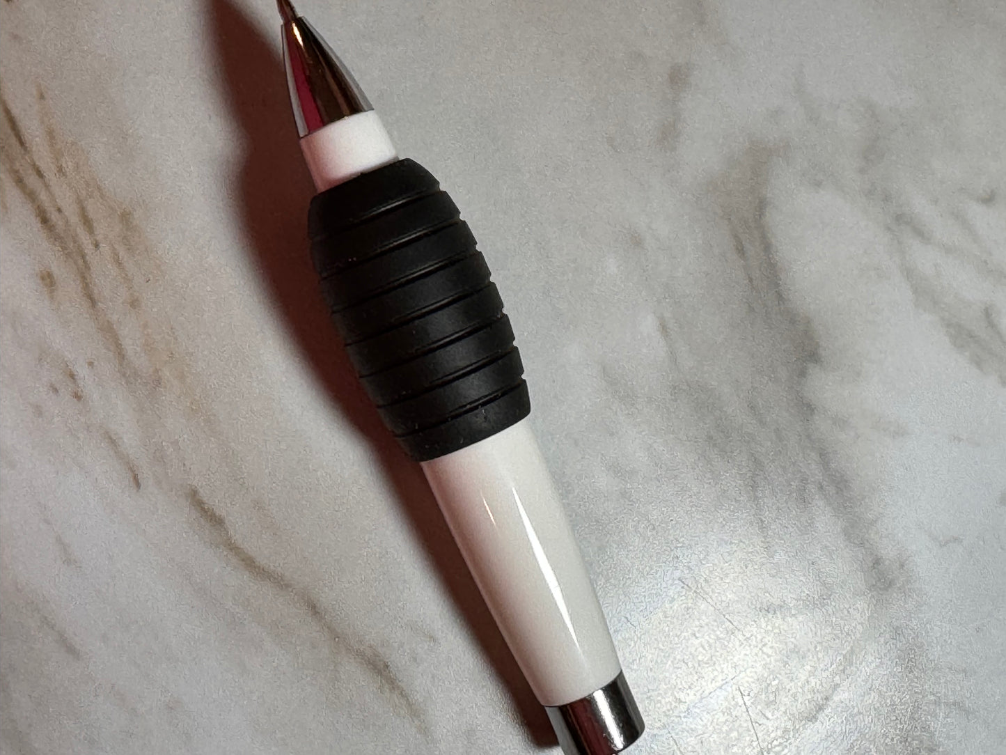 White Plastic Grip Pens