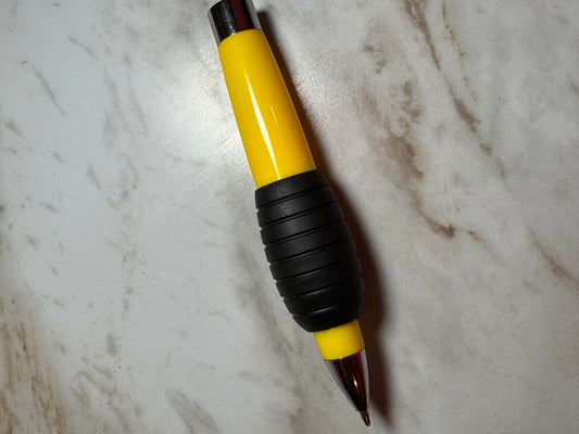 Yellow Green Plastic Grip Pens