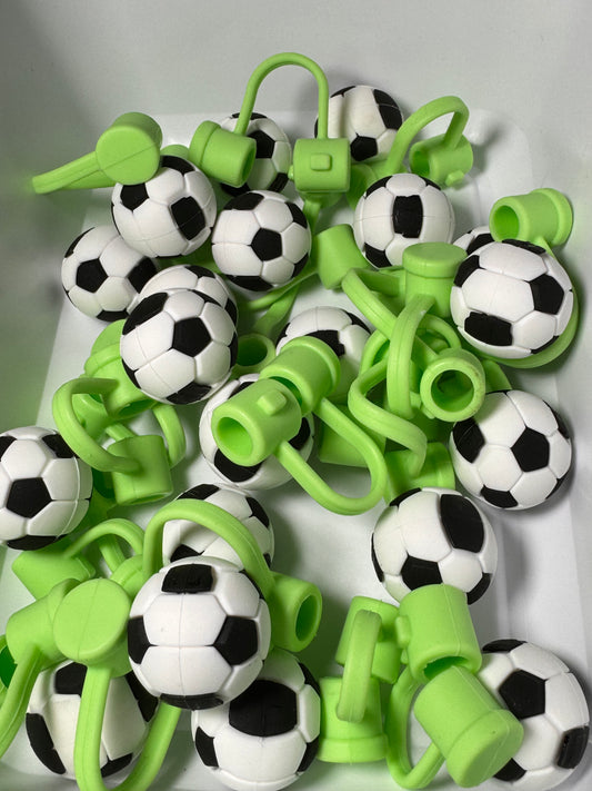 Soccer Ball Straw Topper