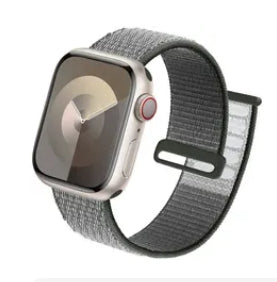 Gray Nylon Apple Watch Band