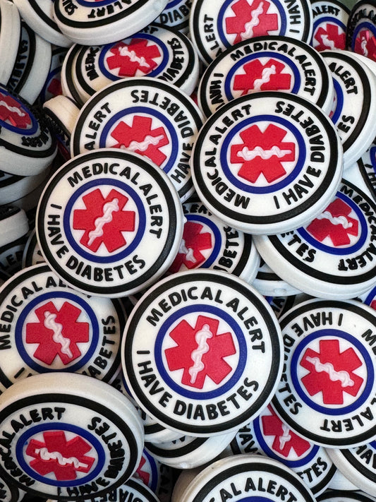Medical Alert Diabetes Silicone Focal