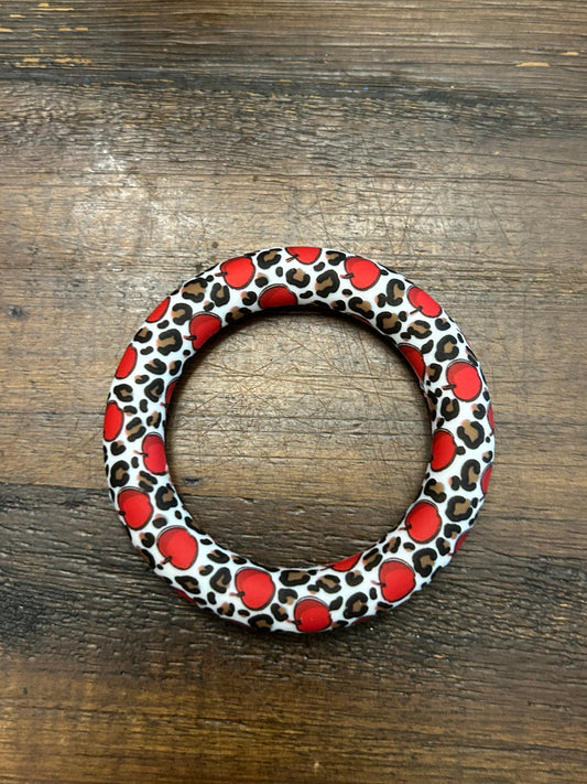 Custom Apple Leopard 65mm Printed Silicone Ring