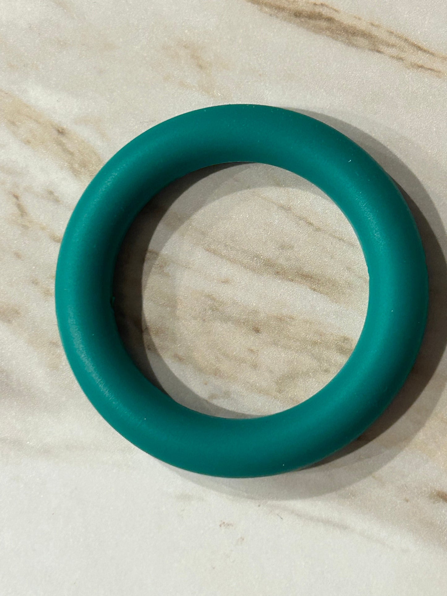 Green 65mm Solid Color Silicone Ring