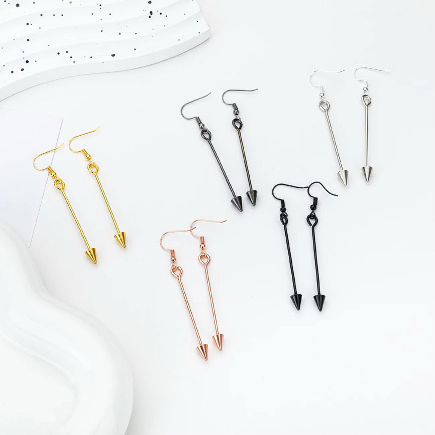 Pointed Bottom Earrings