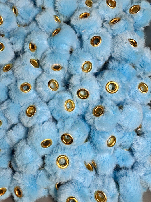 Sky Blue Plush 20mm Spacers