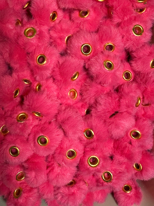 Neon Pink Plush 20mm Spacers