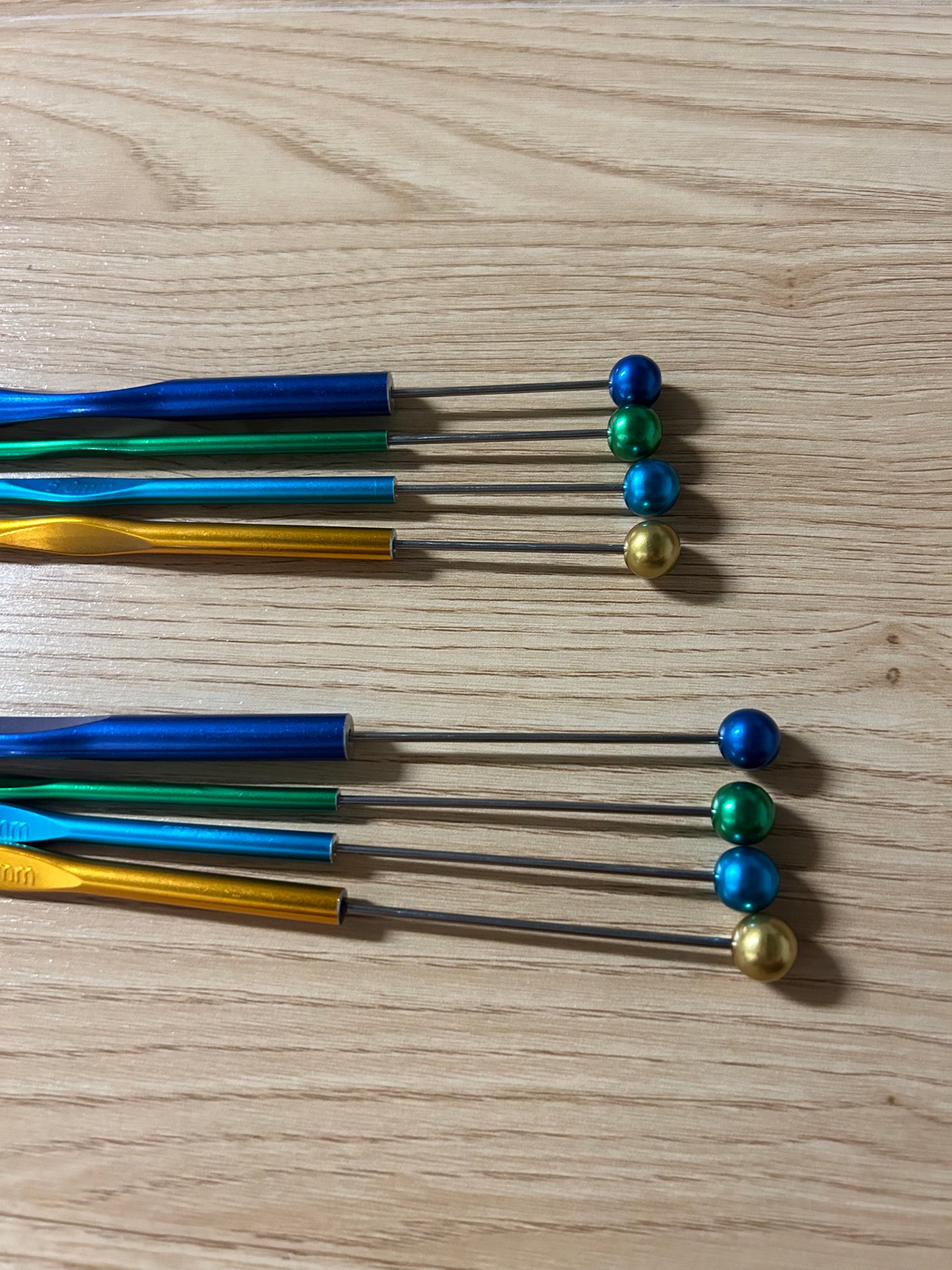 Beadable Tapered Crochet Hooks (sizes: 4,5,6,9)