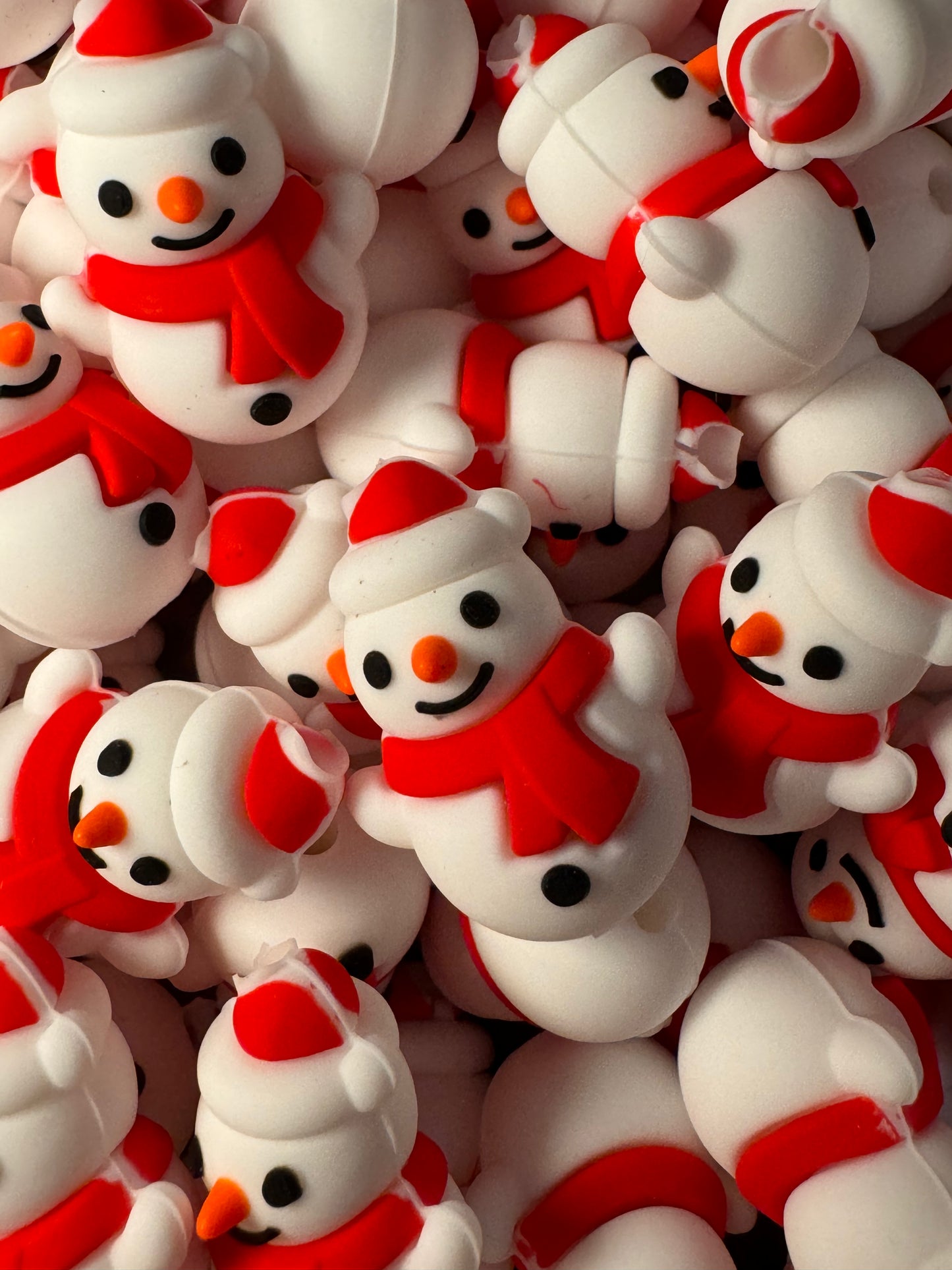 Snowy Snowman 3D Silicone Focal