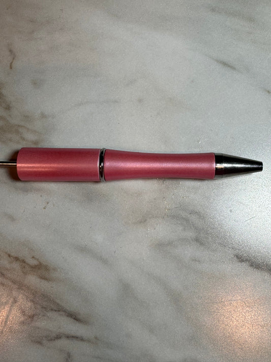 Pink Metallic Beadable Pens