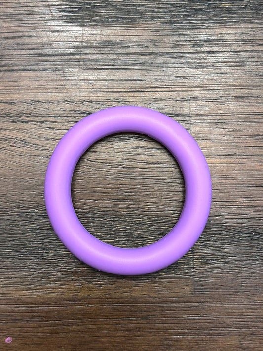 Purple 65mm Solid Color Silicone Ring