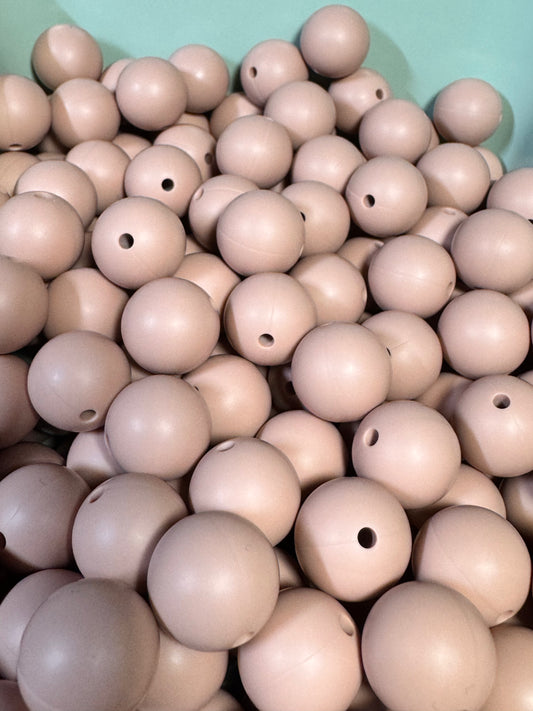 Acorn 15mm Solid Color Silicone Bead