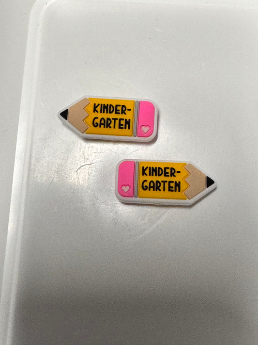 Kindergarten Pencil Silicone Focal