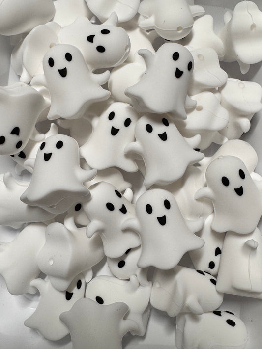 3D Smiley Ghost Silicone Focal