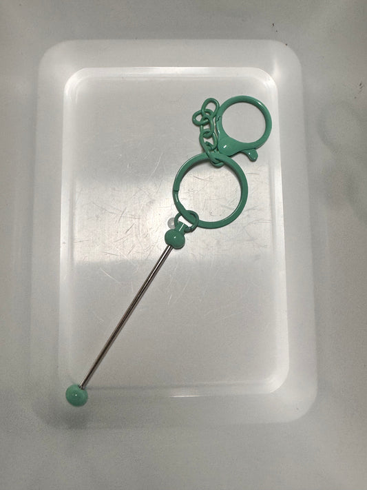 Mint Beadable Keychain Bar