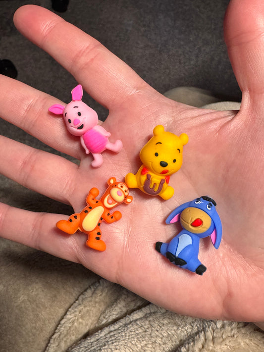 Yellow Bear and Friends 3D Focal Set of 4