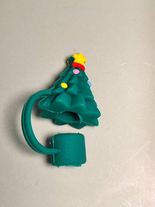 Christmas Tree 3D Straw Topper