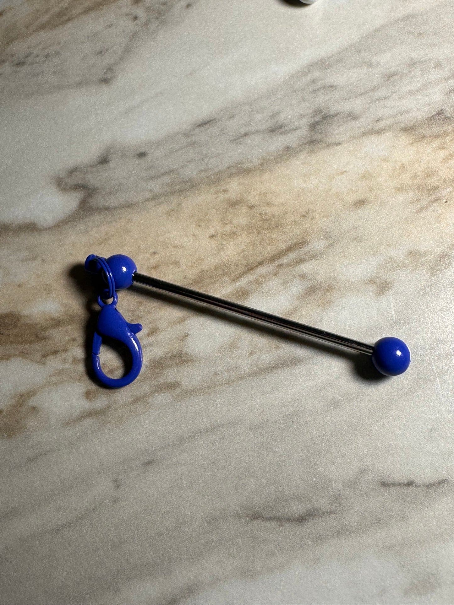 Small Swivel Clasp Beadable Bar Charm Pulls