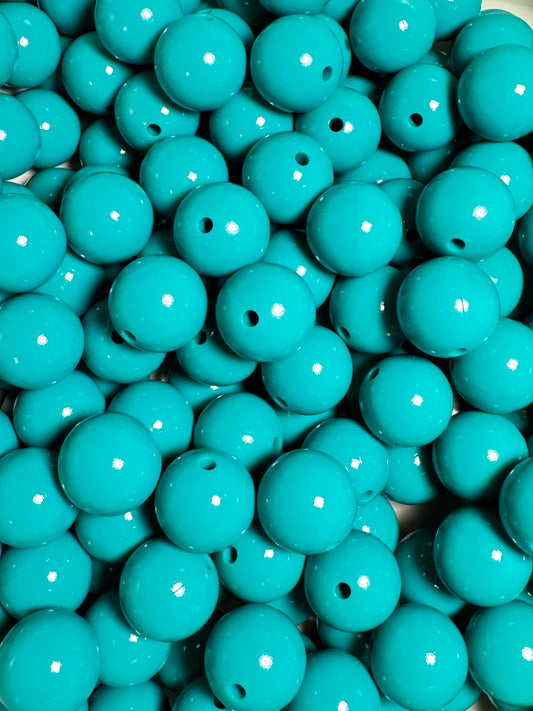 Emerald 15mm Liquid Bead