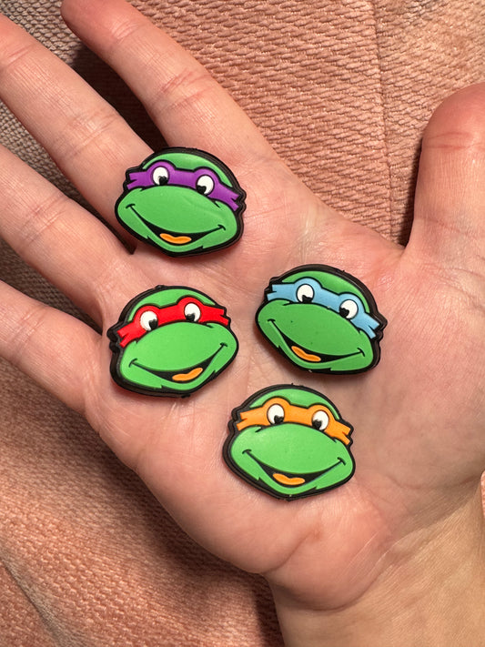 Turtle Ninja Team Silicone Focal Set of 4