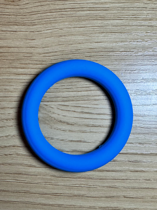 California Blue 65mm Solid Color Silicone Ring